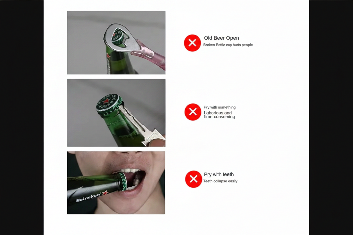 Popsnap™ Automatic Magnetic Bottle Opener