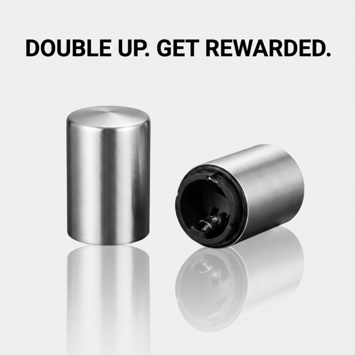 PopSnap™ Magnetic Bottle Opener for Capsules, Sodas, Cola and Beer Bottles – Auto Push & Catch, No Mess, No Scratches.